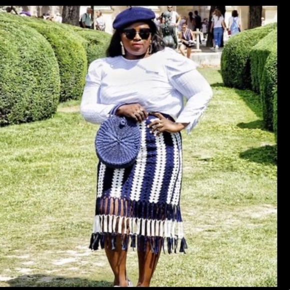 Anthropologie NWT Eva Franco Crochet MIDI Skirt Size XS. - Picture 4 of 14